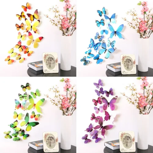 3D Butterfly Wall Stickers