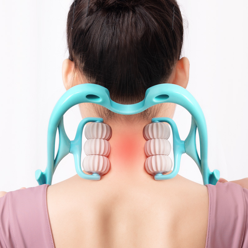 Six-Wheel Neck Massager – Ease Tension & Relieve Stiffness