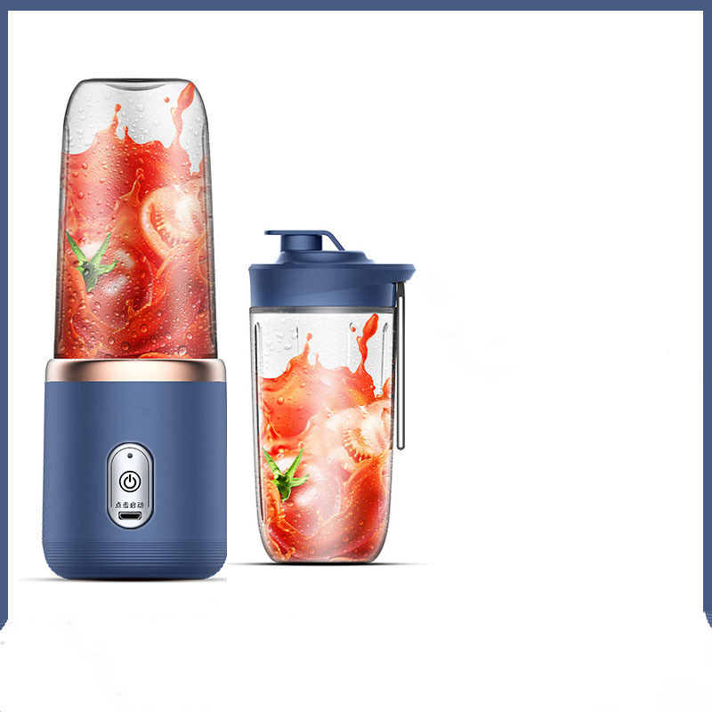 6blade Portable Blender Mini Juicer Cup Extractor Smoothie USB Charging Fruit Squeezer Blender Food Mixer Ice Crusher Portable Juicer Machine - Image 7