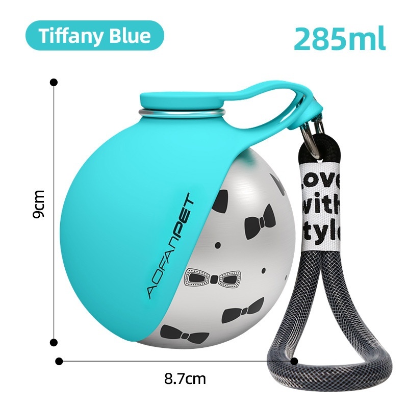Portable Outdoor Pet Stainless Steel Water Cup for Small Dogs - Image 9