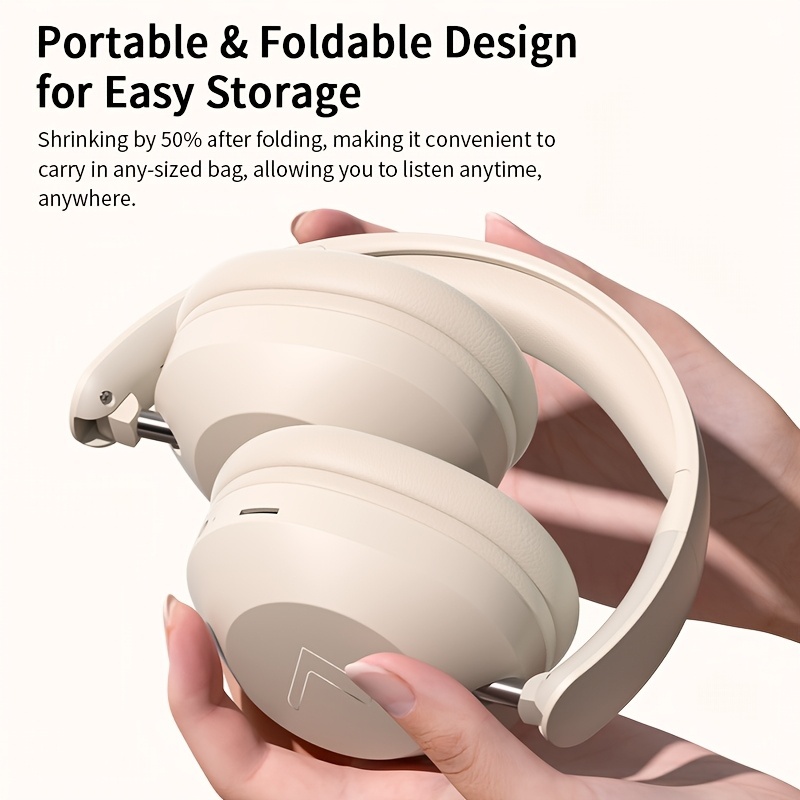 This Bluetooth Headset With A Microphone Offers A 15-hour Playback Time. It Is Retractable With High Sound Quality And Soft Memory. The Ear Cups Are Controlled By Buttons And Are Suitable For Music, S - Image 10