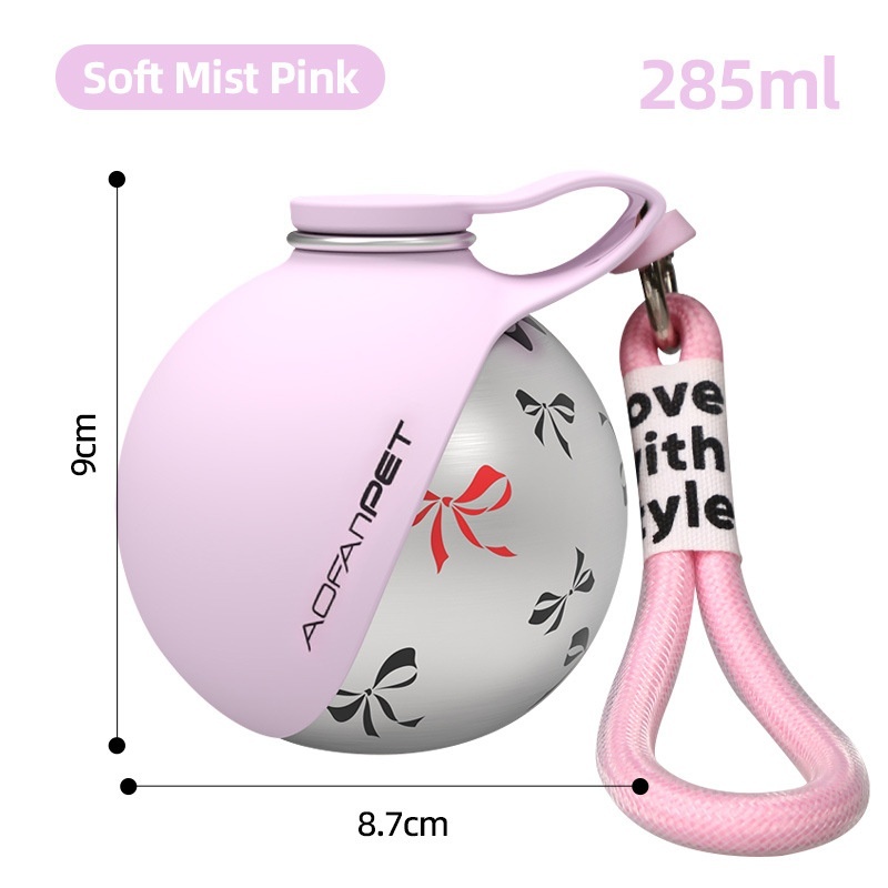 Portable Outdoor Pet Stainless Steel Water Cup for Small Dogs - Image 5