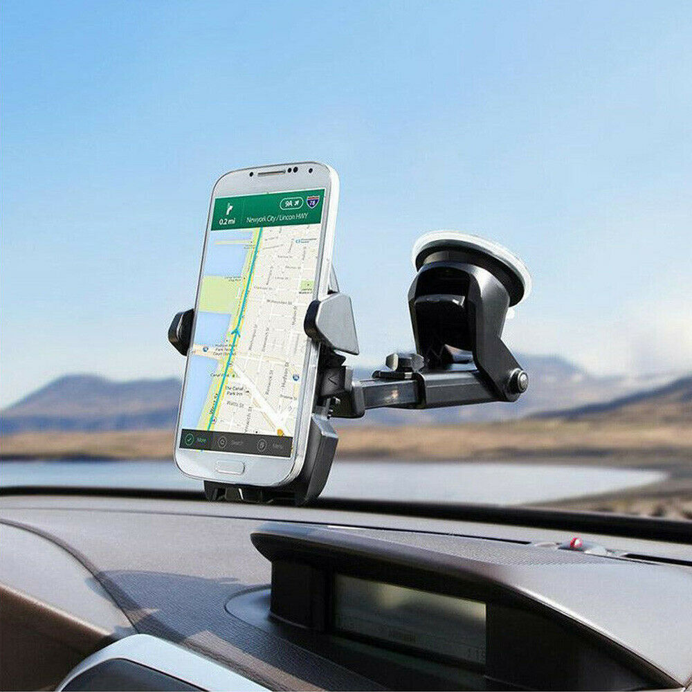 Rotatable In Car Suction Phone Holder Dashboard Windscreen Universal Mount - Image 8