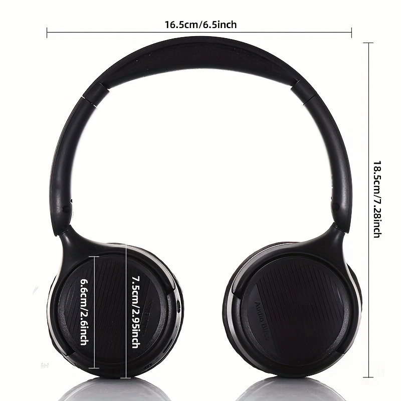 New Retro Wireless Over-ear Wireless Headphones With Microphone, High-quality Gaming Headphones, 30-hour Playback Time, Memory Foam Ear Cups, Button Control, Extendable And Adjustable, Suitable For Tr - Image 3