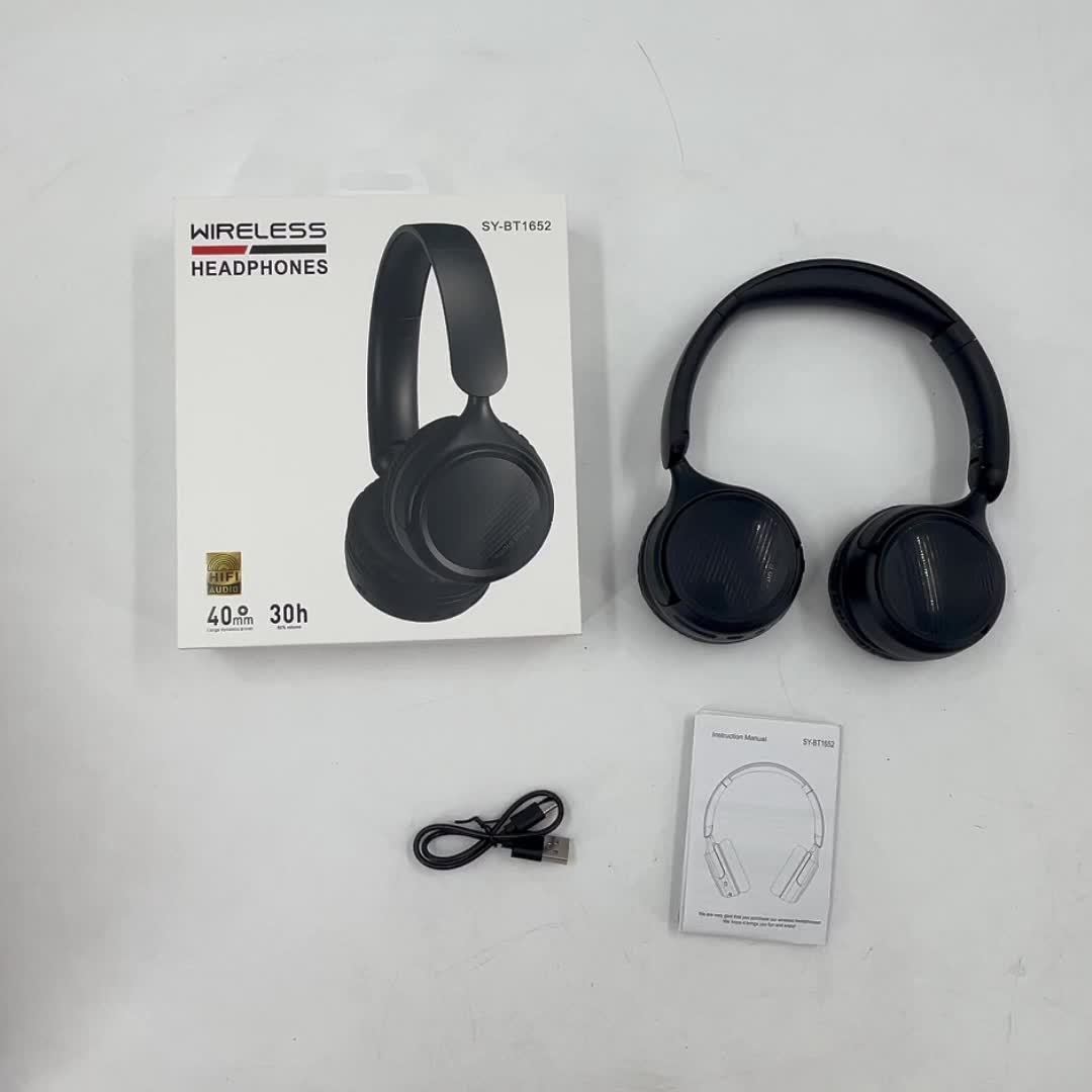 New Retro Wireless Over-ear Wireless Headphones With Microphone, High-quality Gaming Headphones, 30-hour Playback Time, Memory Foam Ear Cups, Button Control, Extendable And Adjustable, Suitable For Tr - Image 9