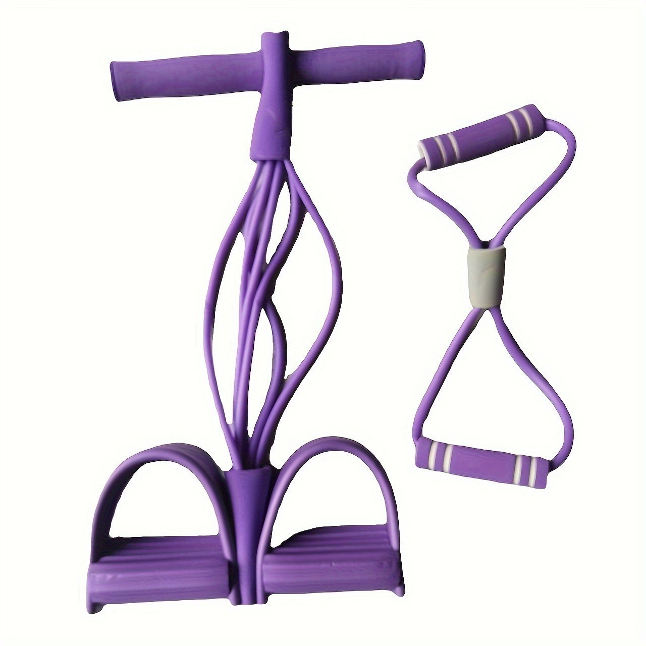 Multi-Function Tension Rope 6Tube Gym Fitness Foot Pedal Exerciser Pull Band New - Image 7