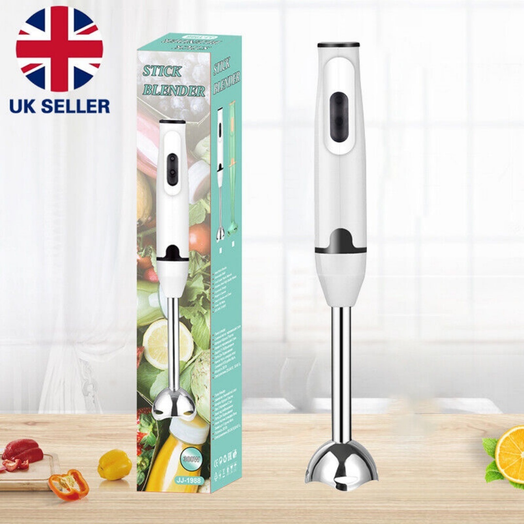400W Hand Blender: Smooth Soups & Purees in Seconds