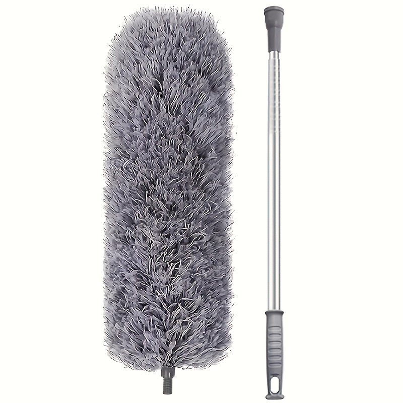 Microfiber Duster (Washable And Reusable/No Batteries Required) - Flexible Head, Ideal for Tall Ceilings, Living Areas, Bedrooms, Bathrooms, Vehicles, And Outdoor Spaces - Image 2