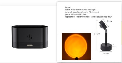 Aroma Diffuser With Flame Light Mist Humidifier Aromatherapy Diffuser - Image 6