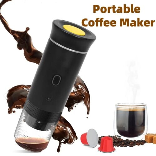 Portable Electric Espresso Machine – 3-in-1 Travel Coffee Maker