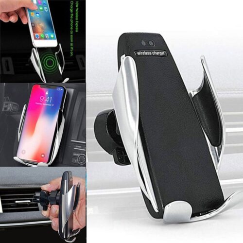Car Wireless Charger with Phone Holder – 10W Fast Charging