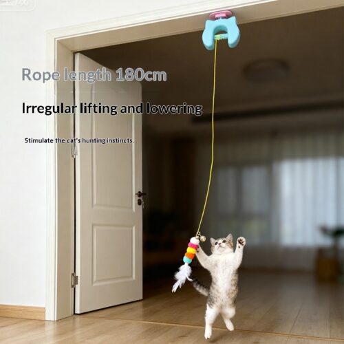 interactive Cat Toy – Automatic Self-Playing Teaser Wand