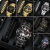 Men's Watch and Bracelet Set