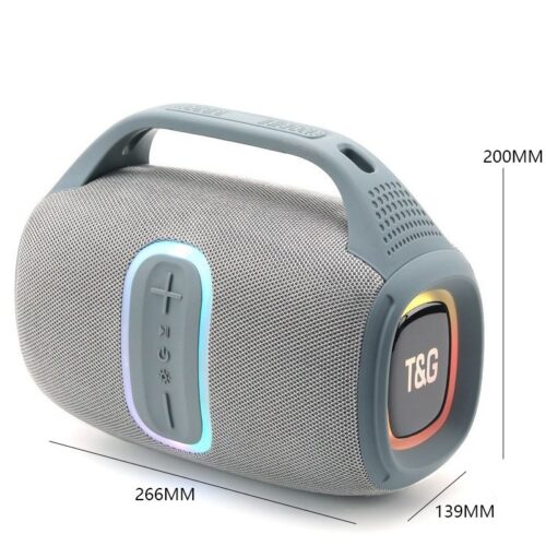 Bluetooth Boombox Speaker - Portable, LED Lights, FM Radio 35 bluetooth boombox speaker