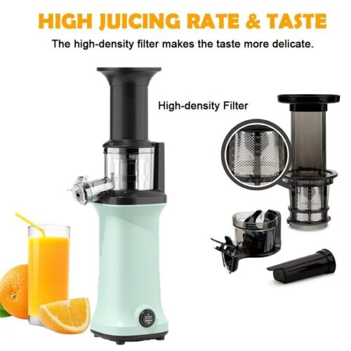 Electric Juicer Machine Fruit Squeezer Filter-Free Slow Juice W Pulp Separation