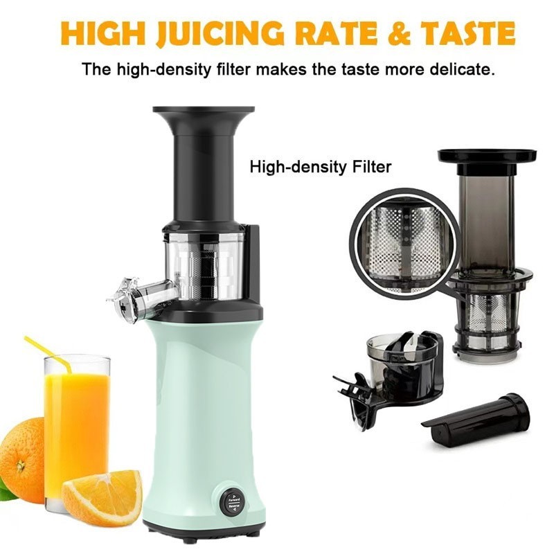 Electric Juicer Machine Fruit Squeezer Filter-Free Slow Juice W  Pulp Separation