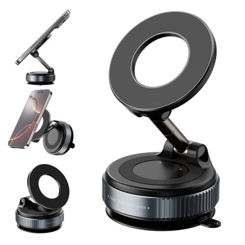 vacuum magnetic phone holder